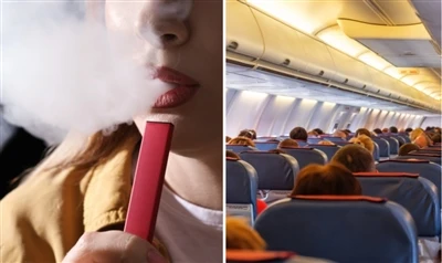 هل يمكنك تناول vapes يمكن التخلص منها على طائرة